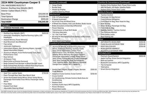 Gray Metallic 2024 MINI Countryman Cooper S ALL4