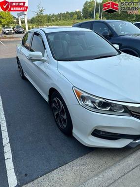 White Orchid Pearl 2017 Honda Accord EX-L