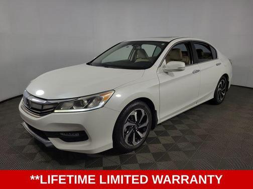White Orchid Pearl 2017 Honda Accord EX-L