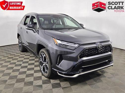 Magnetic Gray Metallic/Midnight Black Metallic 2025 Toyota RAV4 Hybrid SE
