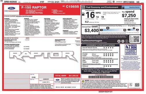 Shelter Green 2024 Ford F-150 Raptor