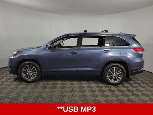 Shoreline Mist 2017 Toyota Highlander XLE