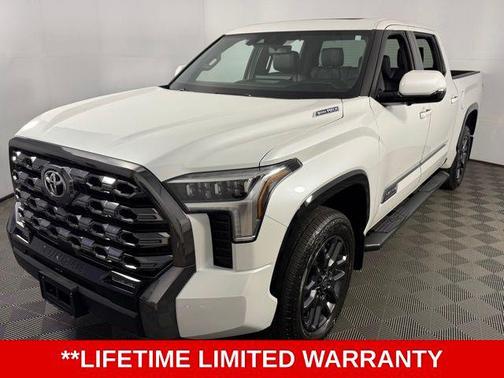 Wind Chill Pearl 2025 Toyota Tundra Hybrid Platinum
