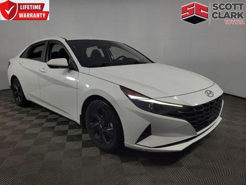Quartz White 2021 Hyundai ELANTRA SEL