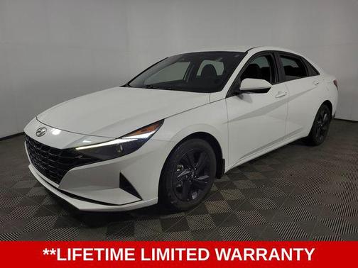 Quartz White 2021 Hyundai ELANTRA SEL