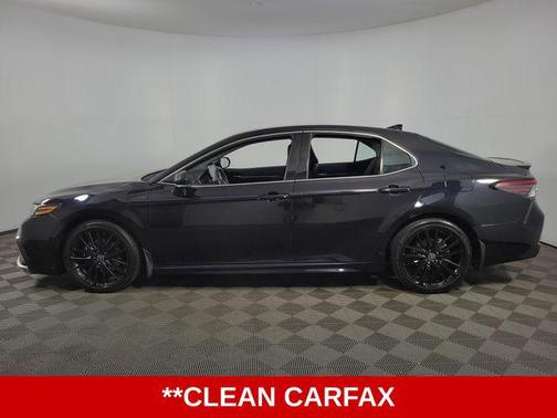 Midnight Black Metallic 2022 Toyota Camry XSE