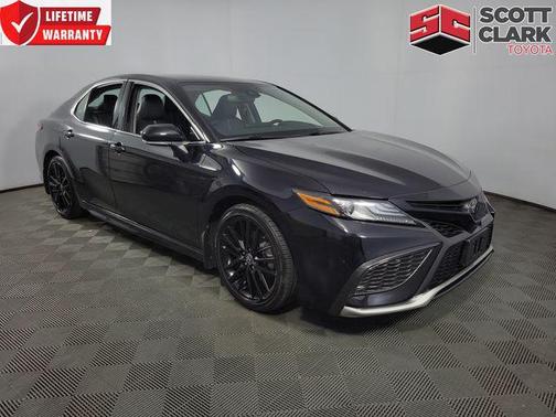Midnight Black Metallic 2022 Toyota Camry XSE