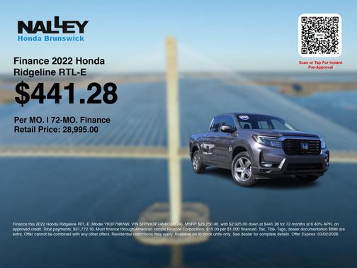 2022 Honda Ridgeline 
