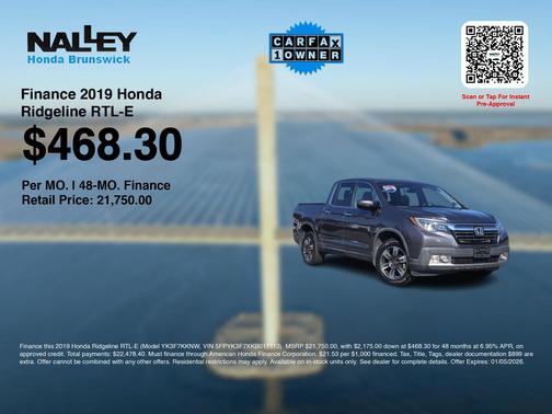 2019 Honda Ridgeline 