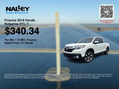 2019 Honda Ridgeline 