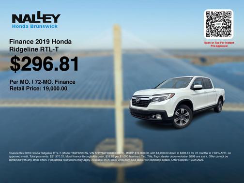 2019 Honda Ridgeline 