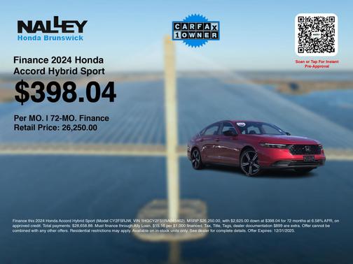 2024 Honda Accord Hybrid 