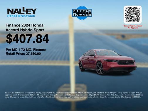 2024 Honda Accord Hybrid 