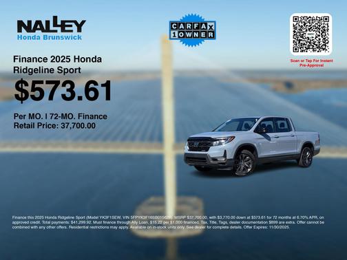 2025 Honda Ridgeline 