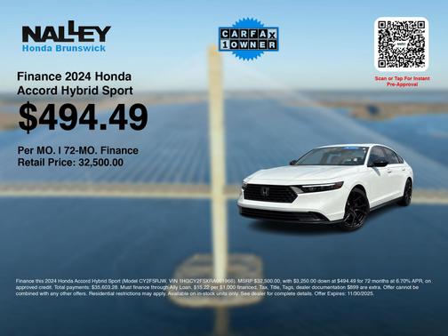 2024 Honda Accord Hybrid 