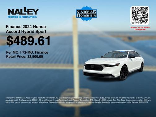 2024 Honda Accord Hybrid 