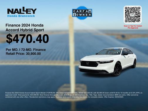 2024 Honda Accord Hybrid 