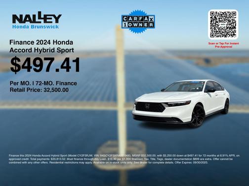 2024 Honda Accord Hybrid 