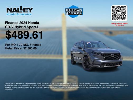 Meteorite Gray Metallic 2024 Honda CR-V Hybrid