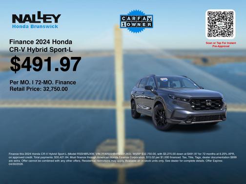 Meteorite Gray Metallic 2024 Honda CR-V Hybrid