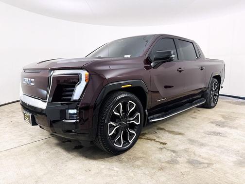 Dark Ember Tintcoat 2025 GMC Sierra EV Max Range Denali