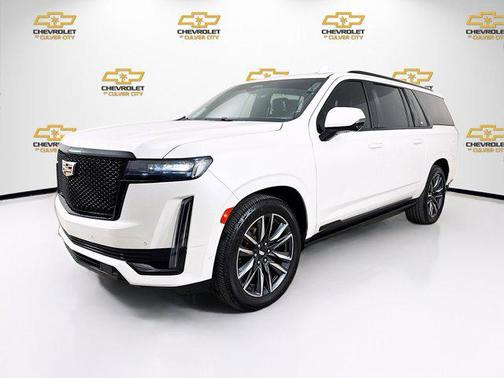 Crystal White Tricoat 2023 Cadillac Escalade ESV Sport Platinum