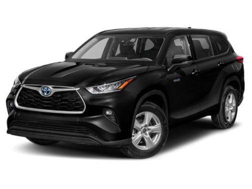 Midnight Black Metallic 2022 Toyota Highlander Hybrid XLE
