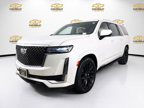 Crystal White Tricoat 2021 Cadillac Escalade ESV Premium Luxury