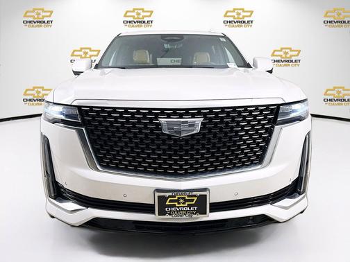 Crystal White Tricoat 2021 Cadillac Escalade ESV Premium Luxury