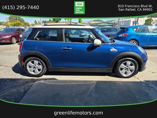 Blue 2016 MINI Hardtop Cooper