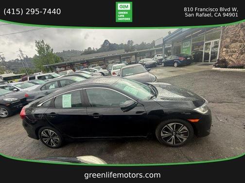 Black 2016 Honda Civic EX-L