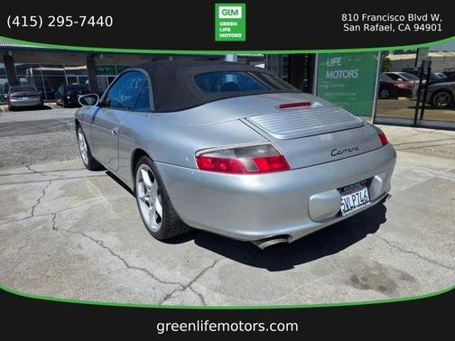 Silver 2002 Porsche 911 Carrera Cabriolet