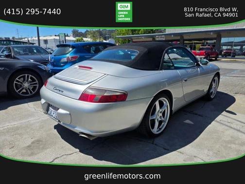 Silver 2002 Porsche 911 Carrera Cabriolet