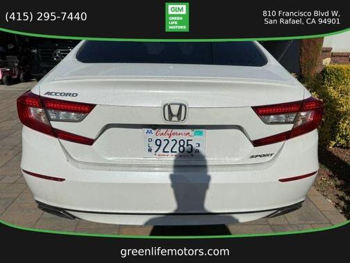 White 2020 Honda Accord Sport 1.5T