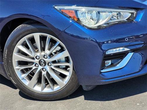 Blue 2023 INFINITI Q50 3.0t LUXE