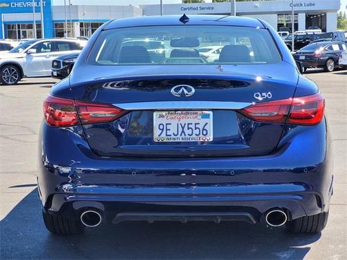 Blue 2023 INFINITI Q50 3.0t LUXE