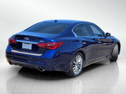 Blue 2023 INFINITI Q50 3.0t LUXE
