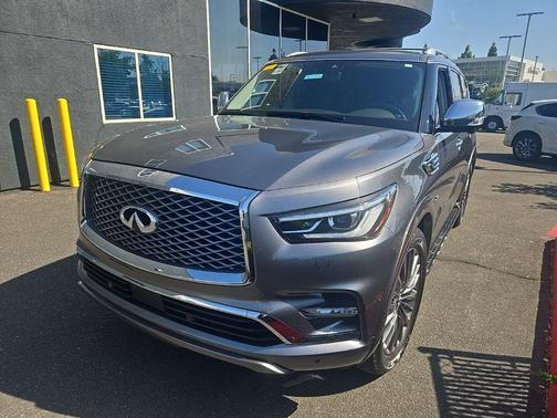 Gray 2019 INFINITI QX80 Luxe
