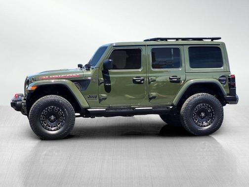 Green 2021 Jeep Wrangler Unlimited Rubicon