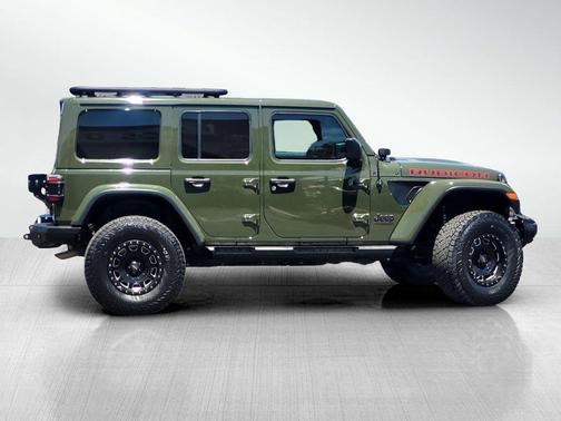 Green 2021 Jeep Wrangler Unlimited Rubicon