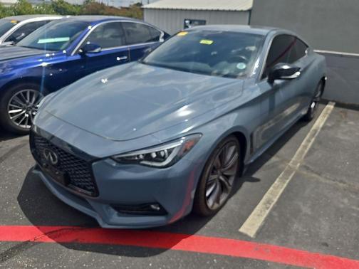 Slate Gray 2022 INFINITI Q60 3.0t Red Sport 400