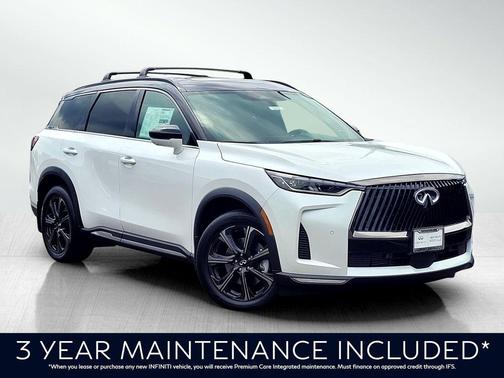 White / Black 2026 INFINITI QX60 AUTOGRAPH
