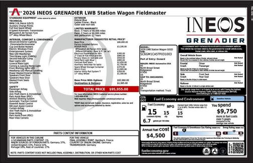 Blue (Light) 2026 INEOS Grenadier Fieldmaster Edition