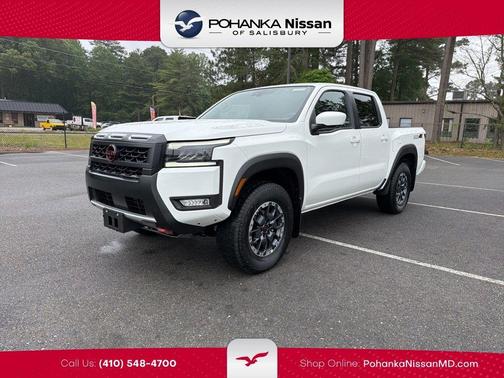 Glacier White 2026 Nissan Frontier PRO-4X