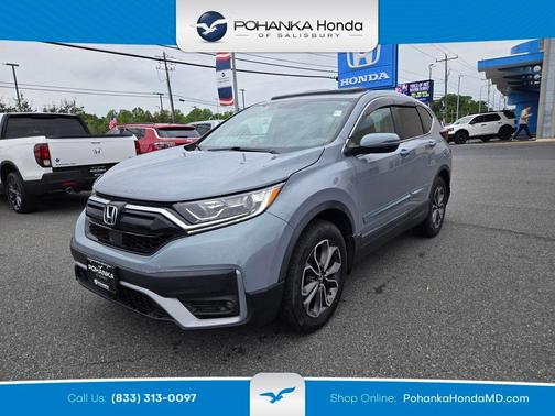 Gray 2021 Honda CR-V EX-L