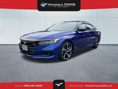 Blue 2021 Honda Accord Sport SE