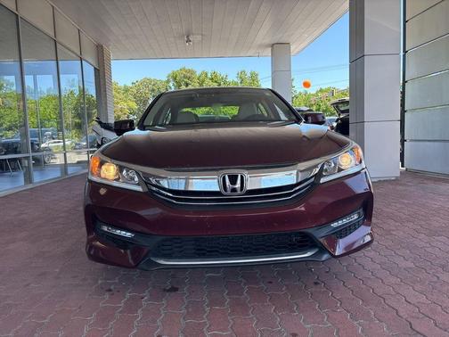Maroon 2016 Honda Accord EX-L