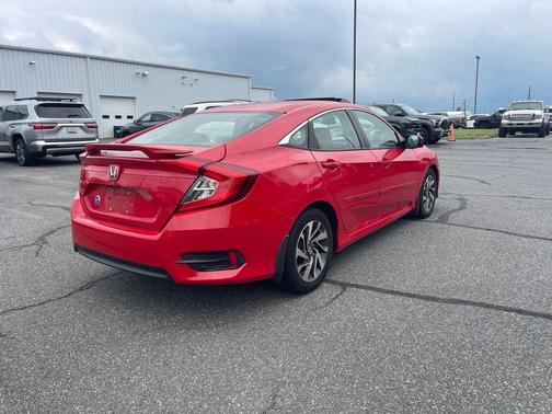 Red 2016 Honda Civic EX