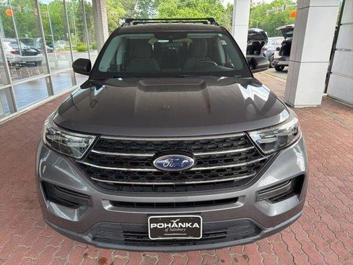 Gray 2021 Ford Explorer XLT
