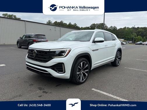 Opal White 2026 Volkswagen Atlas Cross Sport 2.0T SEL Premium R-Line